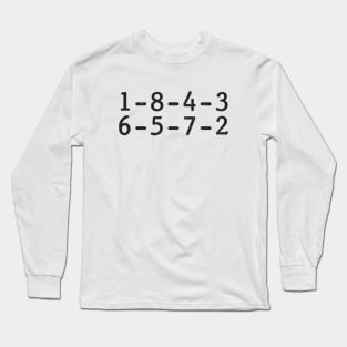 1843 Original Funny FIring Order Long Sleeve T-Shirt